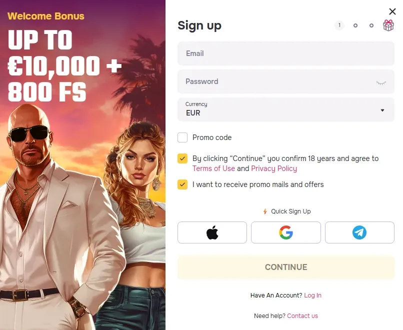 Gtbet Casino Registratie — Account Aanmaken en Inloggen